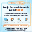 Strona internetowa już od 590 zł - BEZ PRZEPŁACANIA! + DODAWANIE OGŁOSZEŃ
